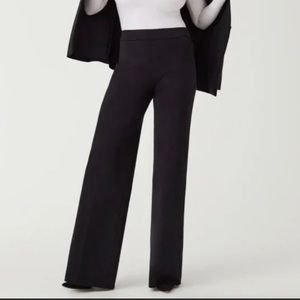 Spanx The Perfect Pant Wide Leg In Classic Black NWT MED *Petite*